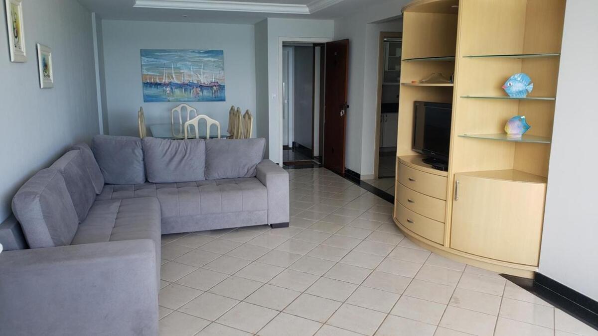 Guarapari Praia - 3 Quartos Frente Mar Ed O Mar Prata מראה חיצוני תמונה