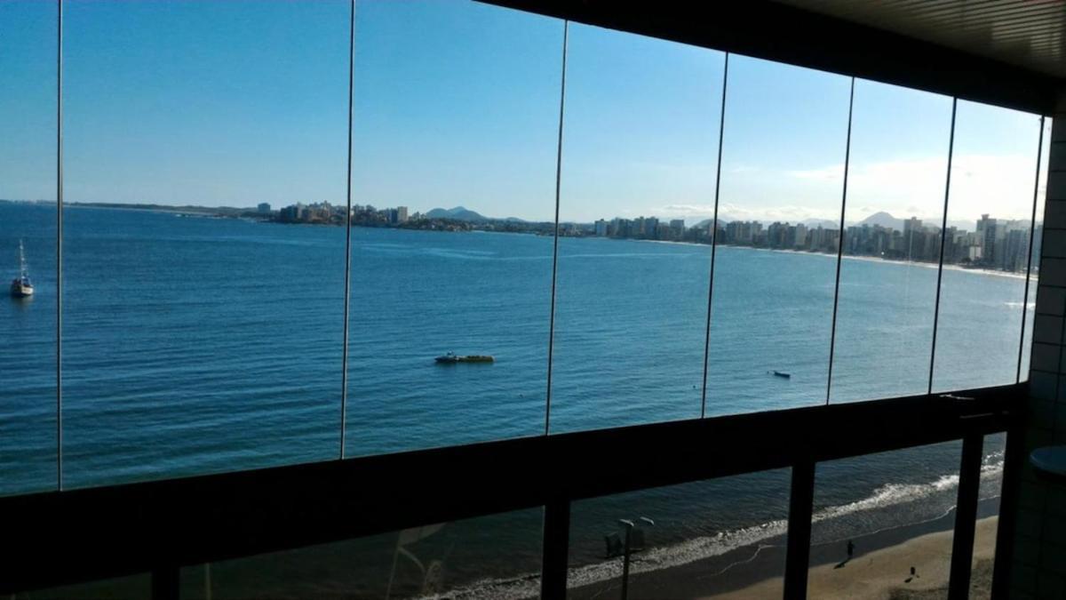 Guarapari Praia - 3 Quartos Frente Mar Ed O Mar Prata מראה חיצוני תמונה