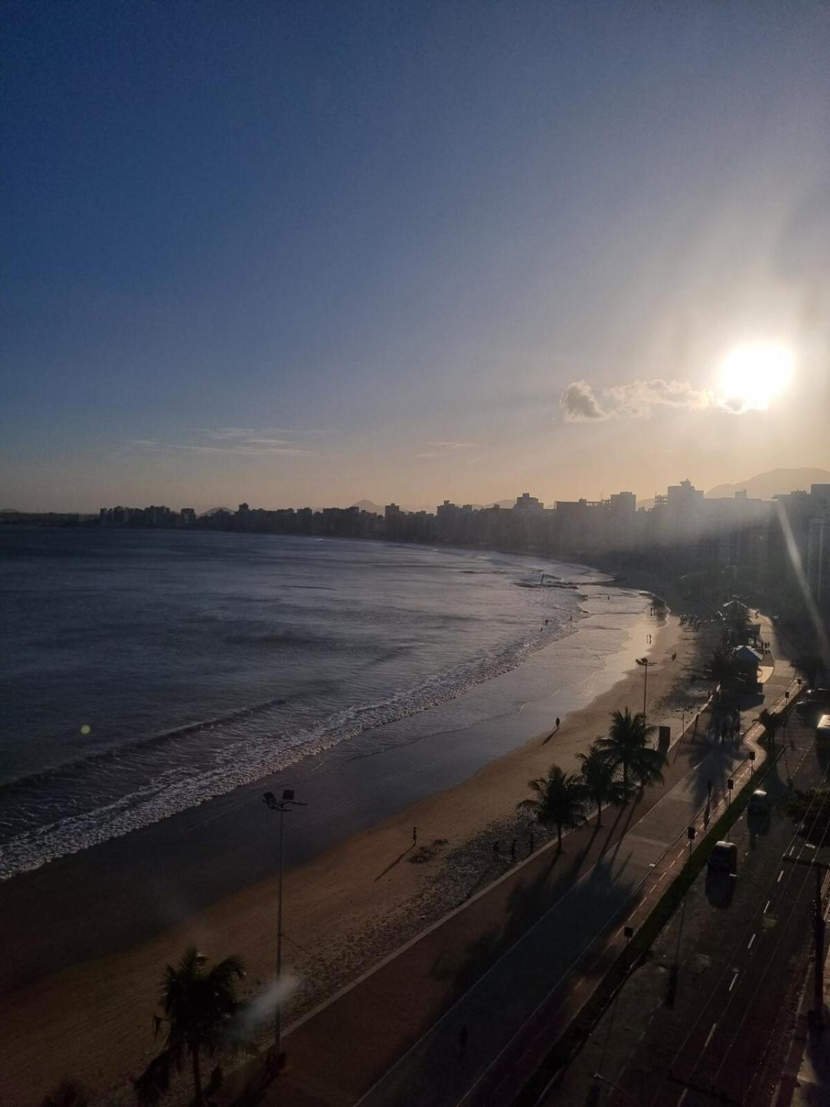 Guarapari Praia - 3 Quartos Frente Mar Ed O Mar Prata מראה חיצוני תמונה