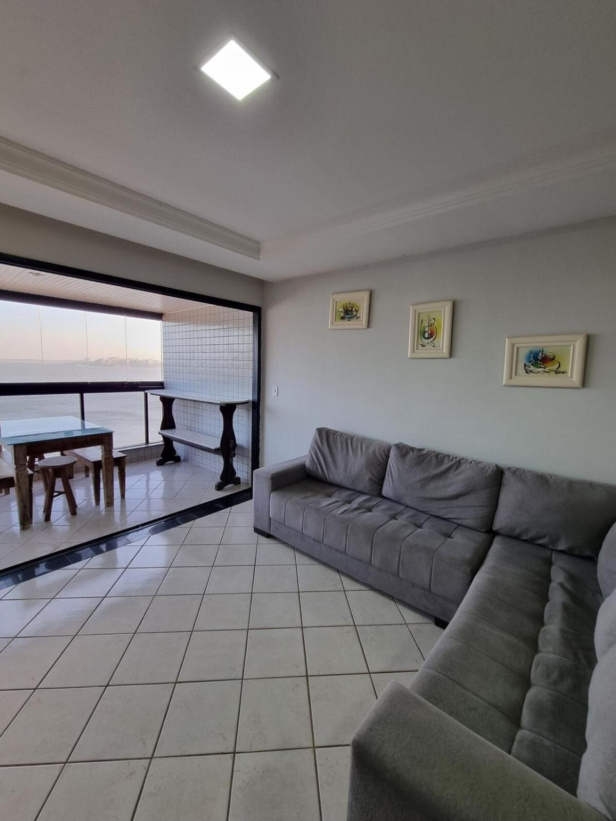 Guarapari Praia - 3 Quartos Frente Mar Ed O Mar Prata מראה חיצוני תמונה