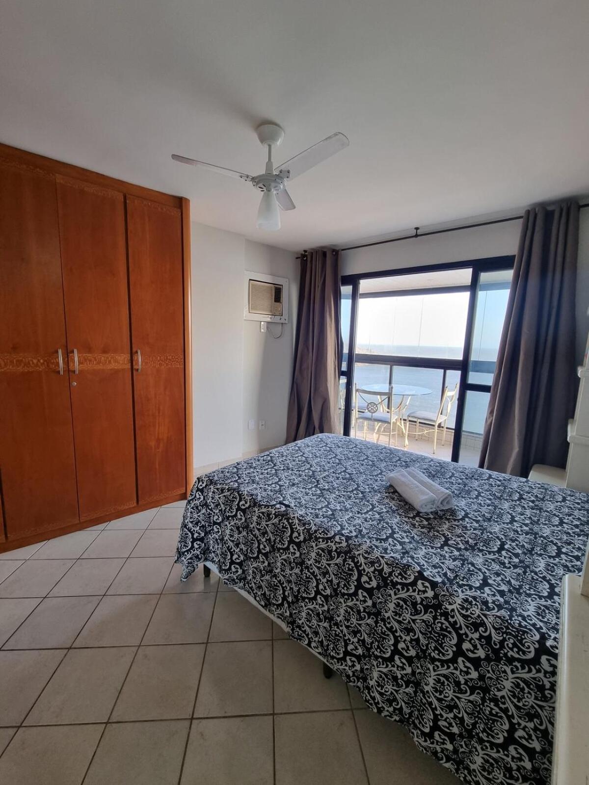 Guarapari Praia - 3 Quartos Frente Mar Ed O Mar Prata מראה חיצוני תמונה